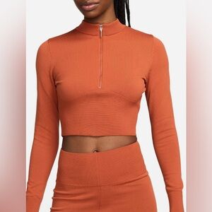 NIKE Open Back Crop Sweater